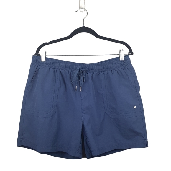 WILLIT Activewear Shorts‎ Drawstring Velcro Pockets Navy Blue Women's Size XL - Picture 1 of 8